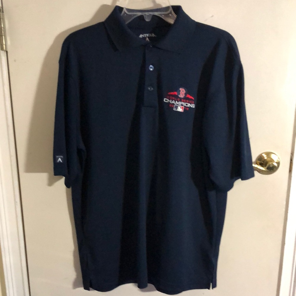 Boston Red Sox MLB Antigua 2018 World Series Champions Polo Shirt Men’s Medium
